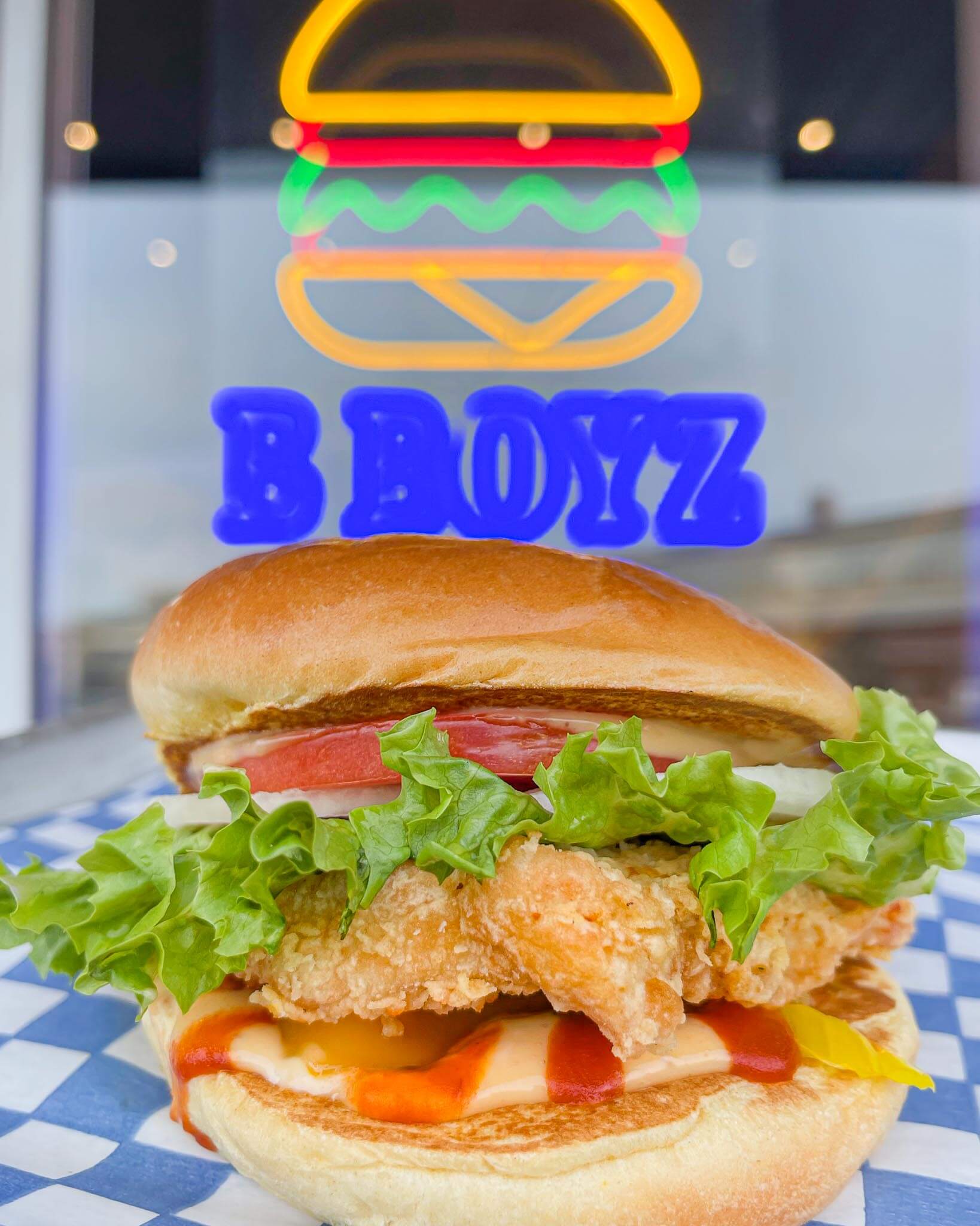 B Boyz Scarborough Fried Chicken Burger