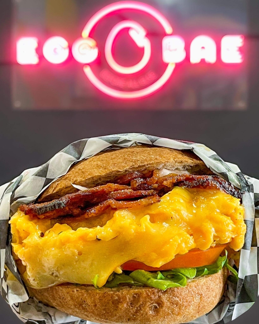 Egg Bae sandwich from Kensington Market in Toronto