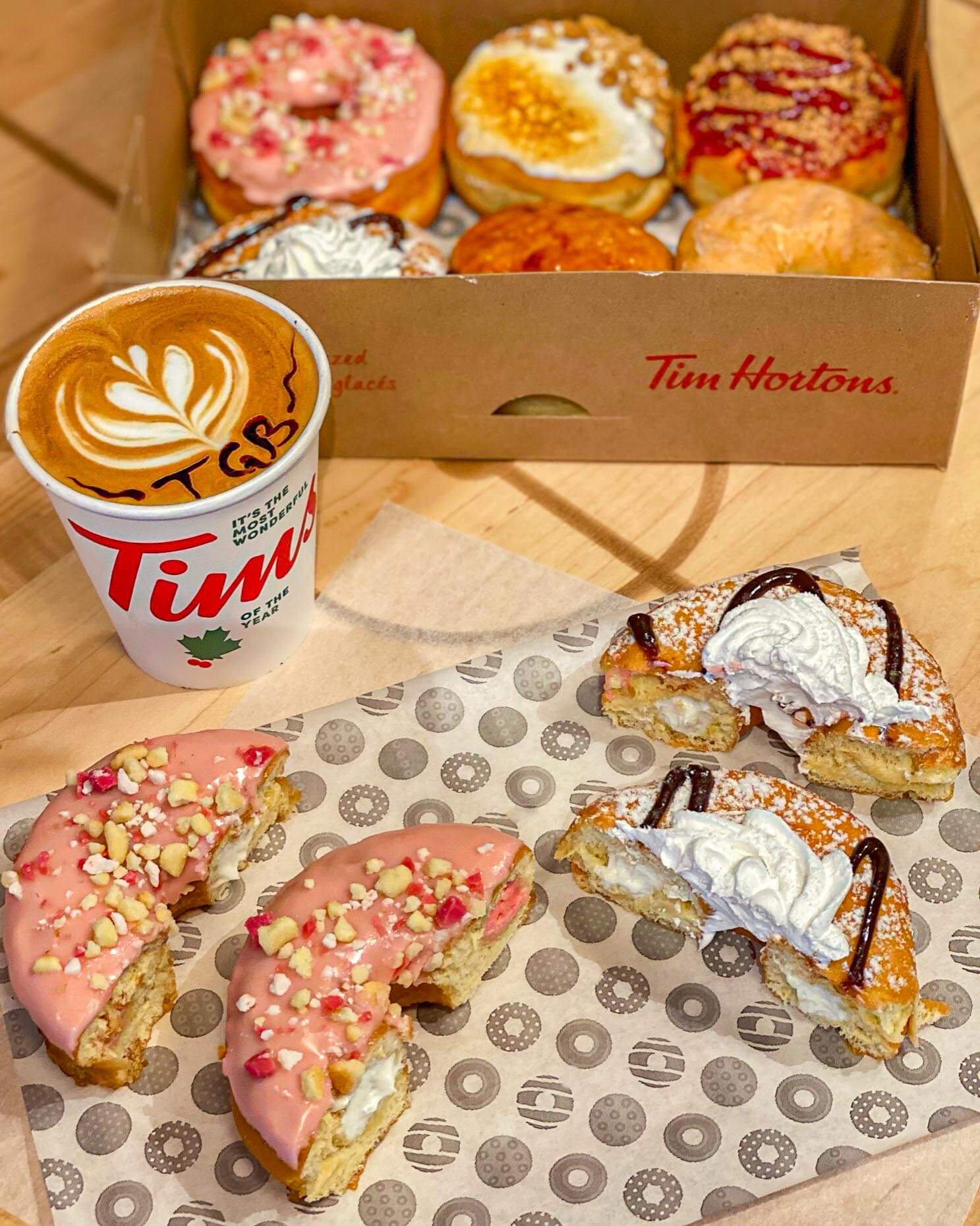 Tim Hortons dream donuts with filling only available at urban locations